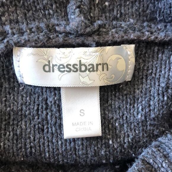 Dress Barn hooded button front sweater size S - Picture 4 of 5